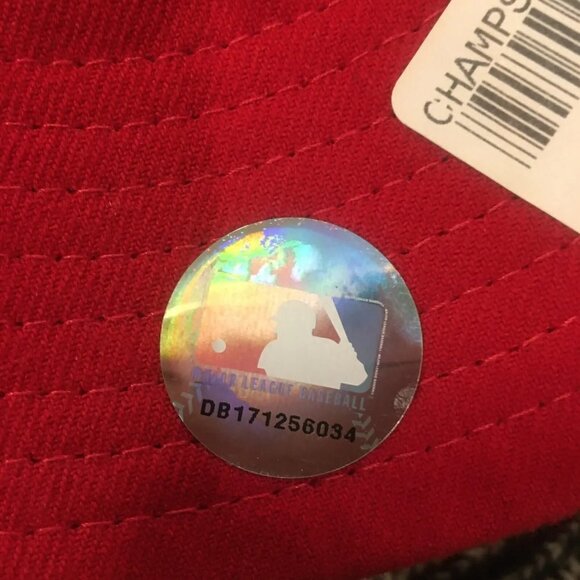 59FIFTY Chicago Cubs Two Tone White Blue C Patch Wool Baseball Hat Cap 7 3/8 NEW - Picture 10 of 13